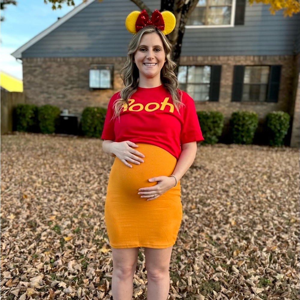 Winnie the Pooh shirt and ears